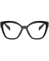 Prada - Oversize-Frame Glasses - Lyst