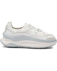 Moon Boot - Lace-Up Knitted Sneakers - Lyst