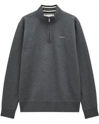 Pringle of Scotland - Quarter Zip Track Sweatshirt - Lyst