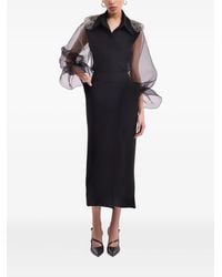 Gemy Maalouf - High-Waisted Wrap-Style Skirt - Lyst