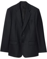 Burberry - Prince-Of-Wales Check Wool Blazer - Lyst