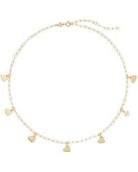 Tory Burch - Curiosity Heart Charm Chain Necklace - Lyst
