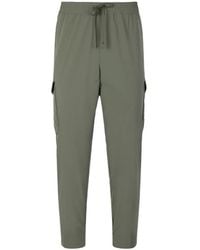 BOSS - Elasticated-Waist Poplin Cargo Pants - Lyst