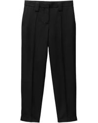 Versace - Grain De Poudre Wool Pants - Lyst