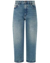 DIESEL - Faded High-Waist Jeans - Lyst
