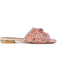 Kurt Geiger - Verzierte Loafer Mit Webmuster - Lyst