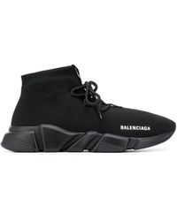 Balenciaga - Speed 2.0 Lace-up Stretch-knit Trainers - Lyst