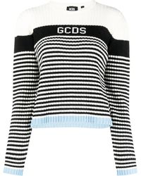 Gcds - Jacquard-Logo Striped Jumper - Lyst