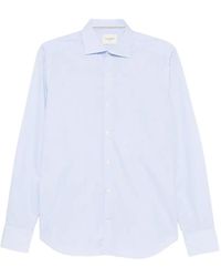 Tintoria Mattei 954 - Pinstripe-Pattern Slim-Fit Shirt - Lyst