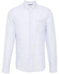 Calvin Klein - Monogram-Embroidered Shirt - Lyst