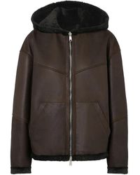 Halfboy - Leren Jack Met Capuchon - Lyst