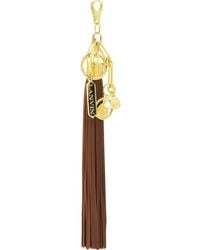 Lanvin - Leather-Tassel Bag Charm - Lyst