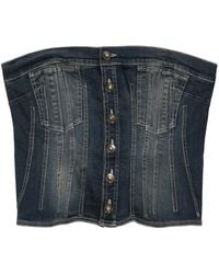 Act No1 - Denim Korset - Lyst