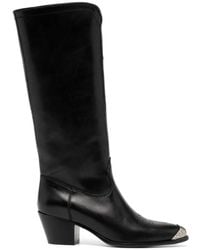 Polo Ralph Lauren - 55mm Metal-toecap Leather Boots - Lyst