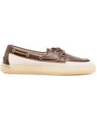 COPENHAGEN - Lace-Up Leather Loafers - Lyst