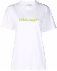 Balenciaga - Camiseta oversize con logo - Lyst