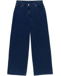 Bimba Y Lola - Logo-Patch Wide-Leg Jeans - Lyst