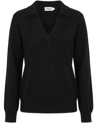 Not Shy - Palmer Cashmere V-Neck Sweater - Lyst