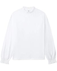 Random Identities - Ruffled Cotton Sweatshirt - Lyst