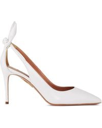 Aquazzura - Pumps Mit Schleife 85Mm - Lyst