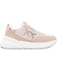 Pinko - Logo-Detail Chunky-Sole Sneakers - Lyst