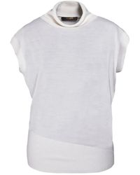 Moorer - Roll-Neck Sleeveless Knitwear - Lyst