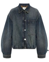Gestuz - Gzsusara Bow-Detail Denim Jacket - Lyst