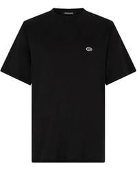 Roberto Cavalli - Logo-Patch T-Shirt - Lyst