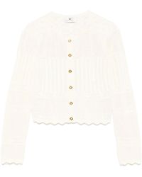 Elisabetta Franchi - ポインテールニット カーディガン - Lyst