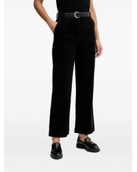 Sisley - Pantalon Droit En Velours Côtelé - Lyst