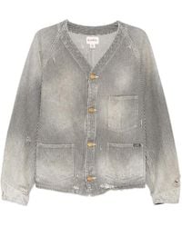 KAMIYA - Chaqueta Vaquera A Rayas - Lyst