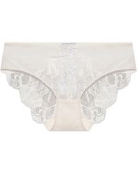 Hanro - Lysia Lace-Trim Briefs - Lyst