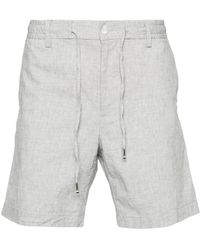 BOSS - Mélange-Effect Bermuda Shorts - Lyst