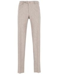 Tagliatore - Flannel Tailored Trousers - Lyst