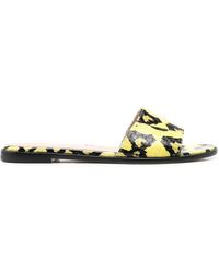 SCAROSSO - Pantoletten Mit Grafischem Print - Lyst
