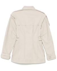 YUHAN WANG Houndstooth Knotted Jacket in Black | Lyst