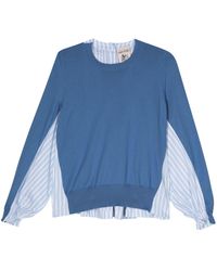 Semicouture - Panelled-design Jumper - Lyst