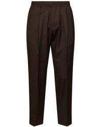 D4.0 - Pleated Tapered Trousers - Lyst