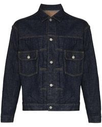 Orslow - Contrast-Stitched Denim Jacket - Lyst