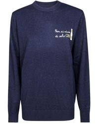 MC2 Saint Barth - Heron Light Embroidered Sweater - Lyst