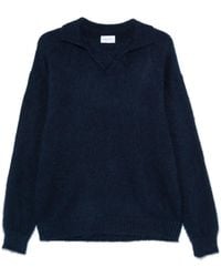 FAMILY FIRST - Knitted Polo Sweater - Lyst