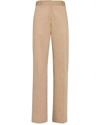 Ferragamo - Hose mit geradem Bein - Lyst