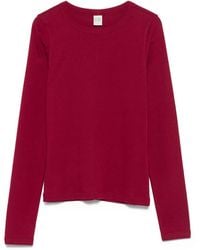 Flore Flore - Max T-Shirt Met Ronde Hals En Lange Mouwen - Lyst