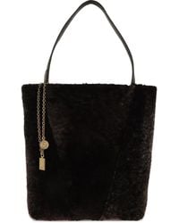 Chloé - Sac Cabas À Empiècements En Peau Lainée - Lyst