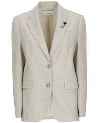 Lardini - Button-Fastening Blazer - Lyst