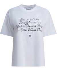 Semler - Quote-Print Crew-Neck T-Shirt - Lyst