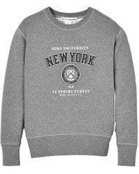 Marc Jacobs - X The A.P.C. Shrunken Ny Crew-Neck Sweatshirt - Lyst