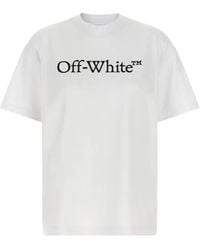 Off-White c/o Virgil Abloh - Big Logo Bookish T-Shirt - Lyst