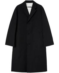 Jil Sander - ダブル コットン コート - Lyst