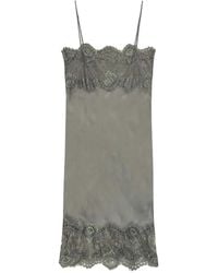 Herskind - Linus Lace-Trimmed Slip Mini Dress - Lyst